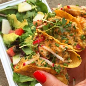 Gluten-free tacos from Yerba Buena